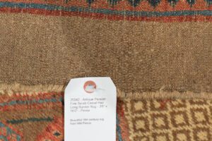 25042-Antique_Persian_Fine_Serab_Camel_Hair_Long_Runner_Rug-3'6''x16'0''-Persia-11