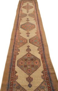 25042-Antique_Persian_Fine_Serab_Camel_Hair_Long_Runner_Rug-3'6''x16'0''-Persia-6