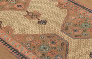 25042-Antique_Persian_Fine_Serab_Camel_Hair_Long_Runner_Rug-3'6''x16'0''-Persia-8