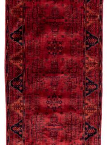 32849-Very_Fine_Turkmen_Afghan_Wool_Runner_Rug-2'7''x9'0''-Afghanistan-1-Center