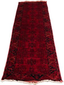 Turkmen Afghan Handwoven Runner Rug