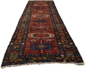 Antique Persian Karaja Handwoven Rug