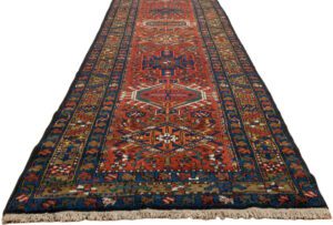 Antique Persian Karaja Handwoven Rug