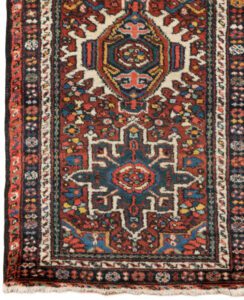 34396-Karaja_Semi-Antique_Handwoven_Rug-2'1''x5'4''-Persia-1-Border