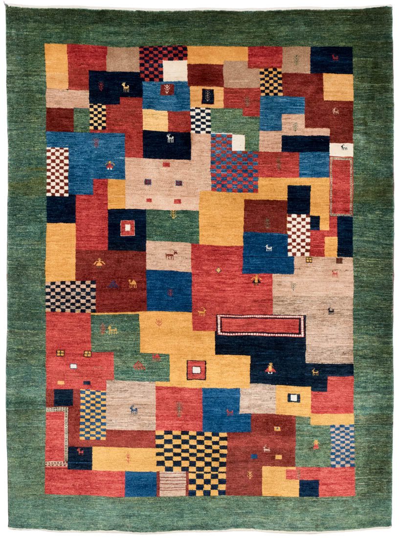Persian Kashkuli Folklife Rug