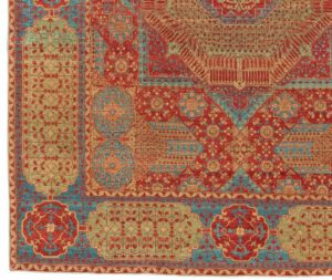 37447-Turkish_Mamluk_Fine_Handwoven_Tribal_Rug-8'0''x9'8''-Turkey-1-Border
