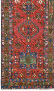 37493-Antique_Heriz_Handwoven_Rug-3'1''x14'0''-Persia-1-Border