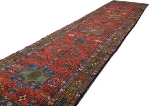 Antique Persian Heriz Runner Rug
