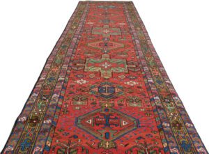 Antique Persian Heriz Runner Rug