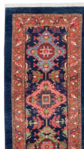 37845-Persian_Heriz_Ultimate_Village_Rug-2'11''x12'7''-Iran-1-Border
