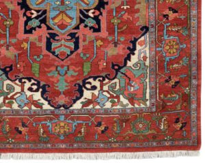 37970-Persian_Heriz_Ultimate_Village_Rug-5'1''x6'1''-Iran-1-Border