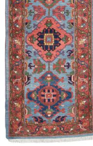 38003-Persian_Heriz_Ultimate_Village_Rug-2'7''x12'7''-Iran-1-Border