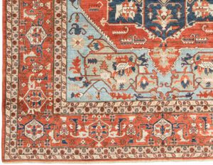 38688-Serapi_Very_Fine_Handwoven_Tribal_Rug-8'5''x10'0''-Afghanistan-1-Border