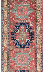 38885-Karaja_Luxe_Tribal_Handwoven_Rug-3'2''x13'4''-Afghanistan-1-Center