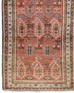 39044-Antique_Persian_Bakshaish_Runner_Rug-3'5''x12'0''-Iran-1-Border