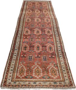 Antique Persian Bakshaish Rug