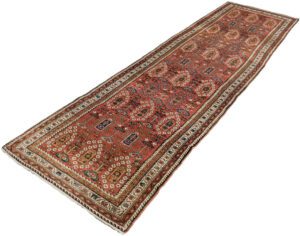 Antique Persian Bakshaish Rug