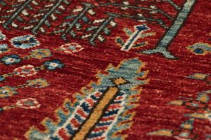 48302_BTR116C-Bakshaish_Trees_Red_Navy_Vegetable_Dyed_Wool_Rug-7'9''x9'9''-Afghanistan-KB3-5