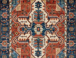 52199_BTR030A-Heriz_Handwoven_Tribal_Rug-4'11''x7'10''-Afghanistan-1-Center