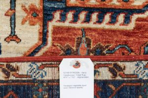 52199_BTR030A-Heriz_Handwoven_Tribal_Rug-4'11''x7'10''-Afghanistan-11