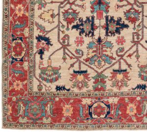 53282_NVA020E-Serapi_Luxe_Tribal_Handwoven_Rug-6'2''x9'11''-Afghanistan-1-Border