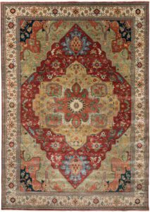 Heriz Hand Knotted Rug