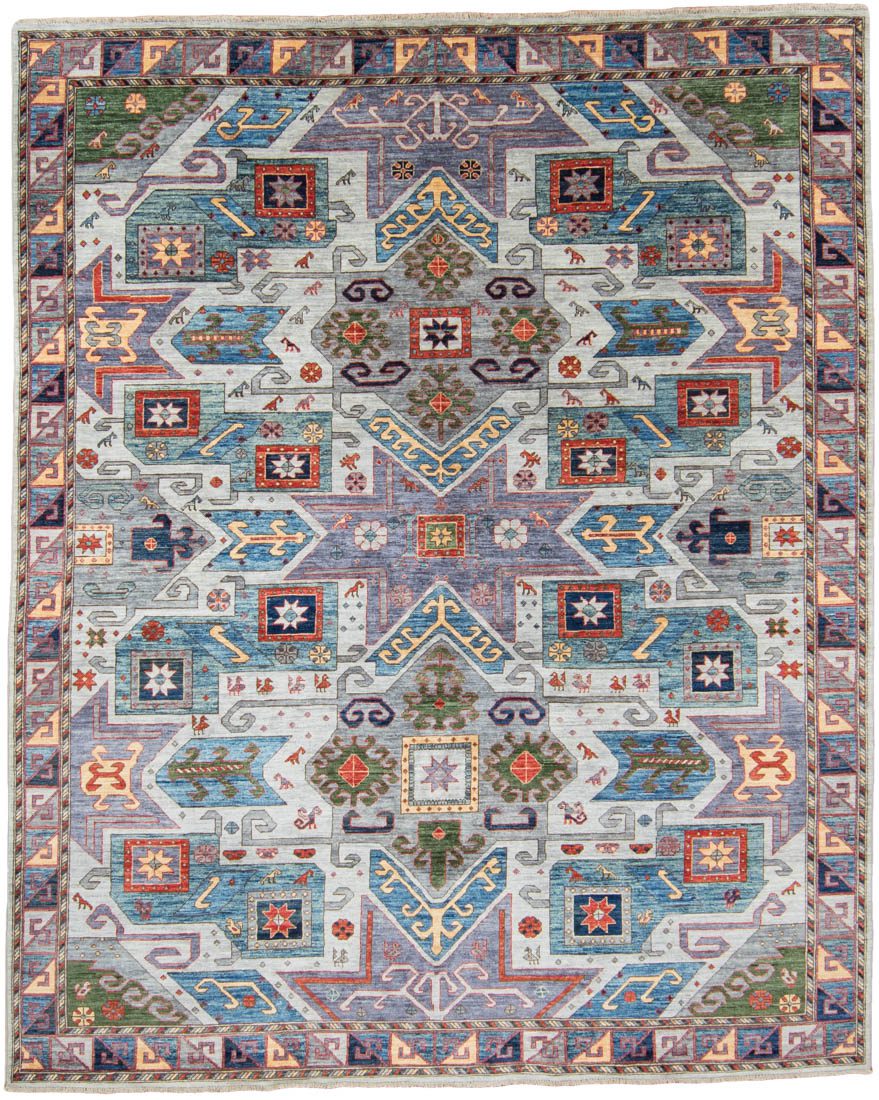 Star Kazak Handwoven Rug