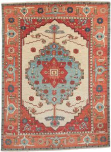Persian Heriz Handwoven Rug