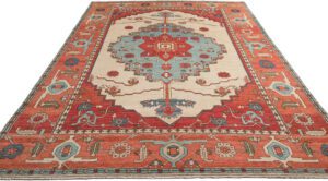 Persian Heriz Handwoven Rug