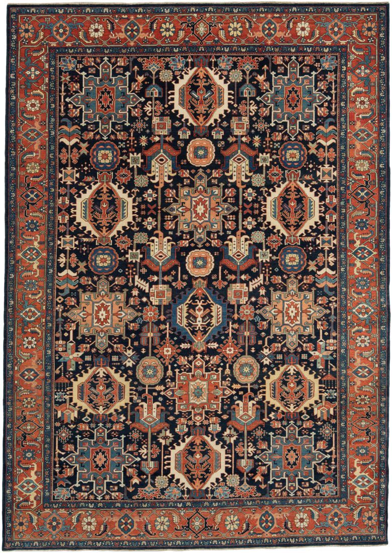 Turkish Karaja Handwoven Rug