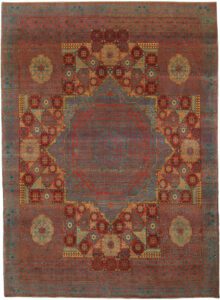 Turkish Mamluk Handwoven Rug