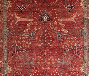 38649-Gherous_Bidjar_Very_Fine_Handwoven_Tribal_Rug-8'10''x11'10''-Afghanistan-1-Center