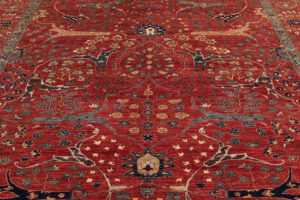 38649-Gherous_Bidjar_Very_Fine_Handwoven_Tribal_Rug-8'10''x11'10''-Afghanistan-19