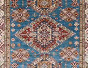 52217_BTR032A-Super_Kazak_Handwoven_Tribal_Rug-6'9''x9'4''-Afghanistan-1-Center