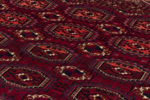 24172-Antique_Turkmen_Yomut_Bokhara_Very_Fine_Handwoven_Rug-5'6''x6'9''-Turkmenistan-3