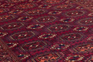 24172-Antique_Turkmen_Yomut_Bokhara_Very_Fine_Handwoven_Rug-5'6''x6'9''-Turkmenistan-4