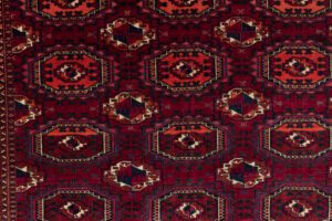 24172-Antique_Turkmen_Yomut_Bokhara_Very_Fine_Handwoven_Rug-5'6''x6'9''-Turkmenistan-5