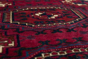 24172-Antique_Turkmen_Yomut_Bokhara_Very_Fine_Handwoven_Rug-5'6''x6'9''-Turkmenistan-7