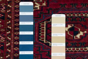 24172-Antique_Turkmen_Yomut_Bokhara_Very_Fine_Handwoven_Rug-5'6''x6'9''-Turkmenistan-9