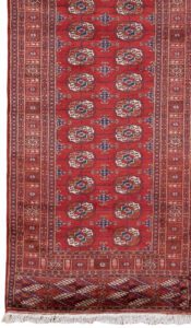 33934_BTR600A-Luxe_Bokhara_Handwoven_Rug-3'1''x12'0''-Pakistan-1-Border