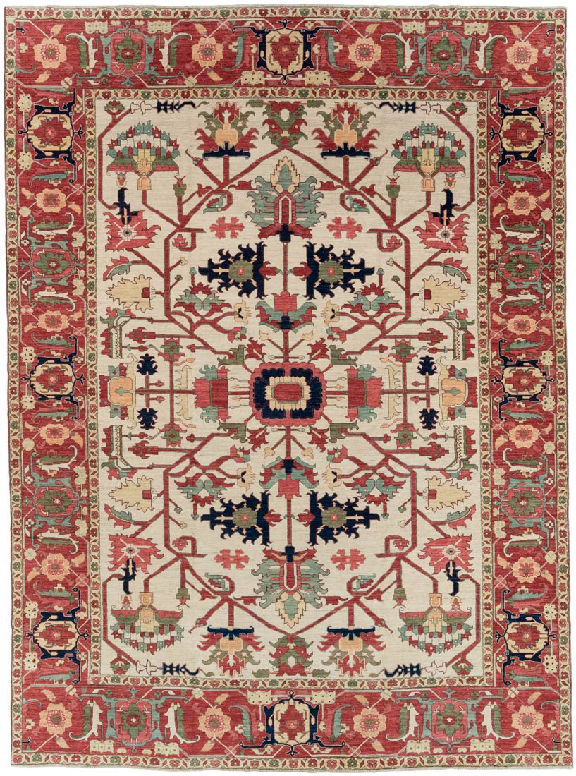 Serapi Afghan Handwoven Rug