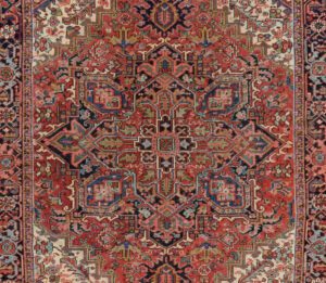 38901-Antique_Persian_Heriz_Handwoven_Rug-6'10''x9'1''-Persia-1-Center