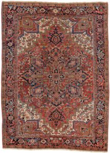 Antique Persian Heriz Rug