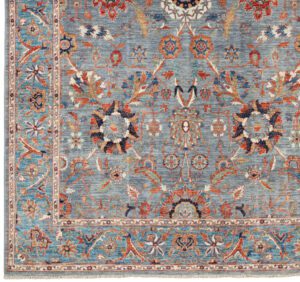 48376_BTR119A-Isfahan_Very_Fine_Handwoven_Transitional_Rug-6'4''x10'0''-Afghanistan-1-Border