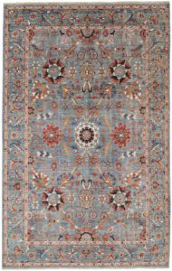 Isfahan Afghan Handwoven Transitional Rug