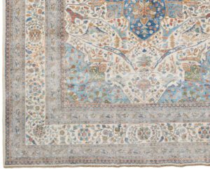 53423_BTR015A-Mohtashem_Kashan_Very_Fine_Handwoven_Tribal_Rug-9'1''x11'8''-Afghanistan-1-Border