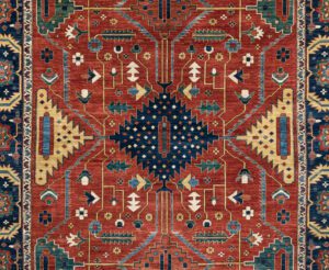 53425_BTR002A-Heriz_Gallery_Handwoven_Tribal_Rug-11'4''x15'11''-Afghanistan-1-Center