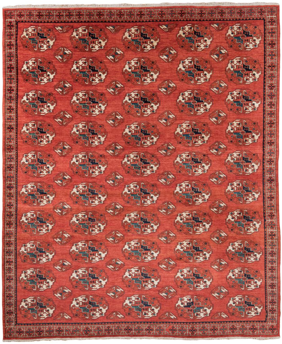Tekke Bokara Fine Afghan Handwoven Tribal Rug