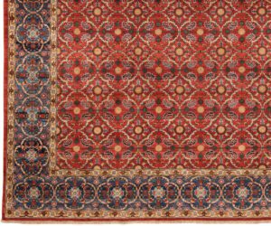 31515-Mughal_Very_Fine_Handwoven_Tribal_Rug-9'1''x11'10''-Afghanistan-1-Border