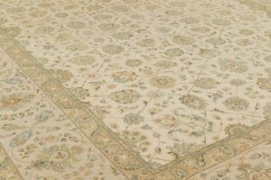 34854-Kashan_Very_Fine_Ivory_Blue_Handwoven_Classic_Rug-9'0''x12'0''-Pakistan-14